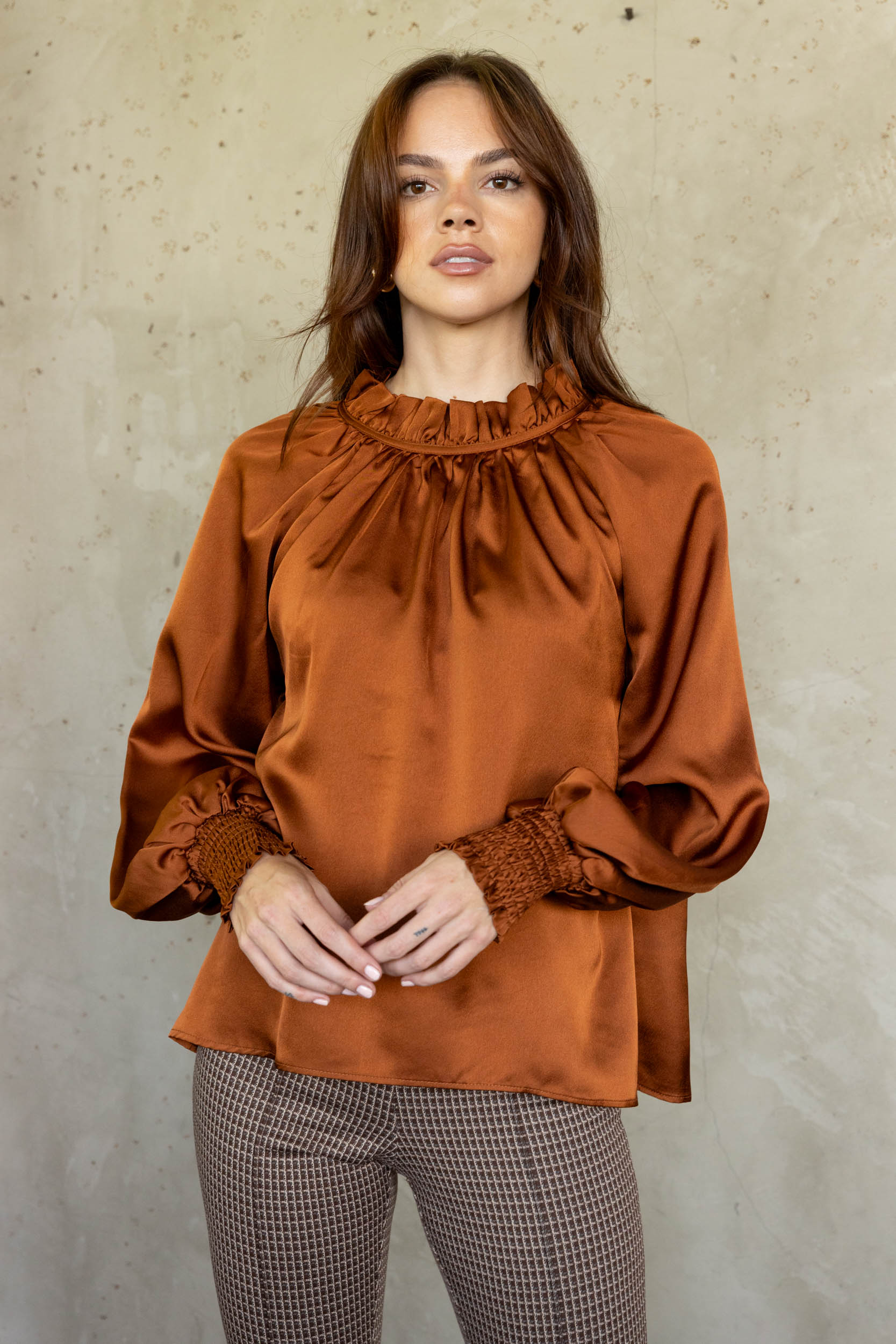 SALE - Cali Satin Top
