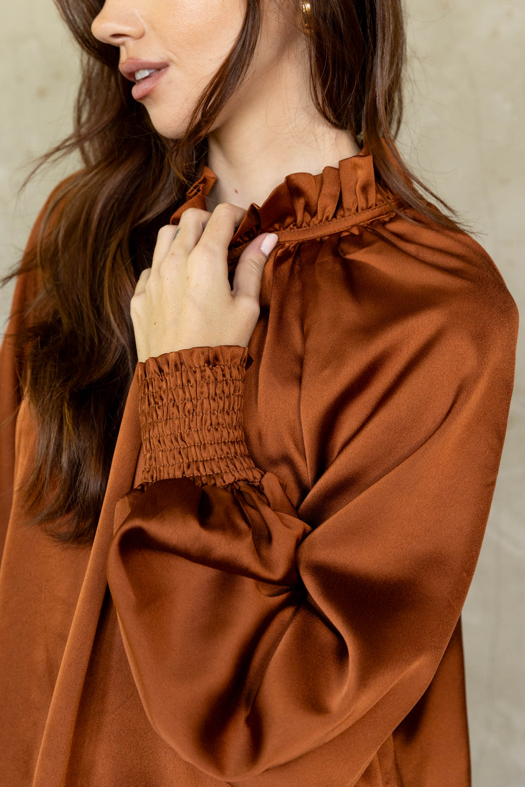 SALE - Cali Satin Top