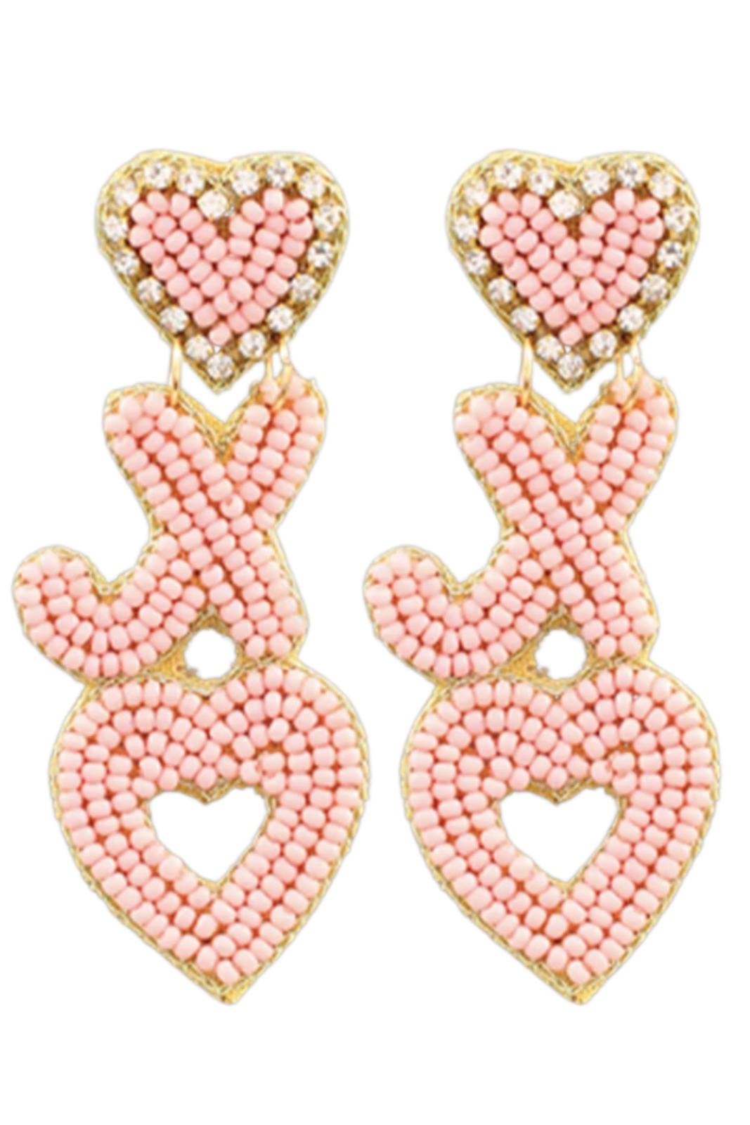 Iris XOXO Beaded Earrings