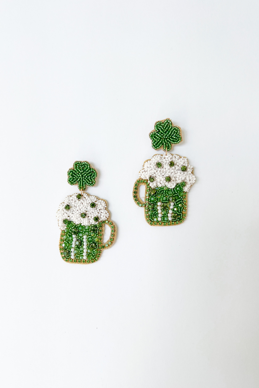 SALE - Clover & Beer Earring