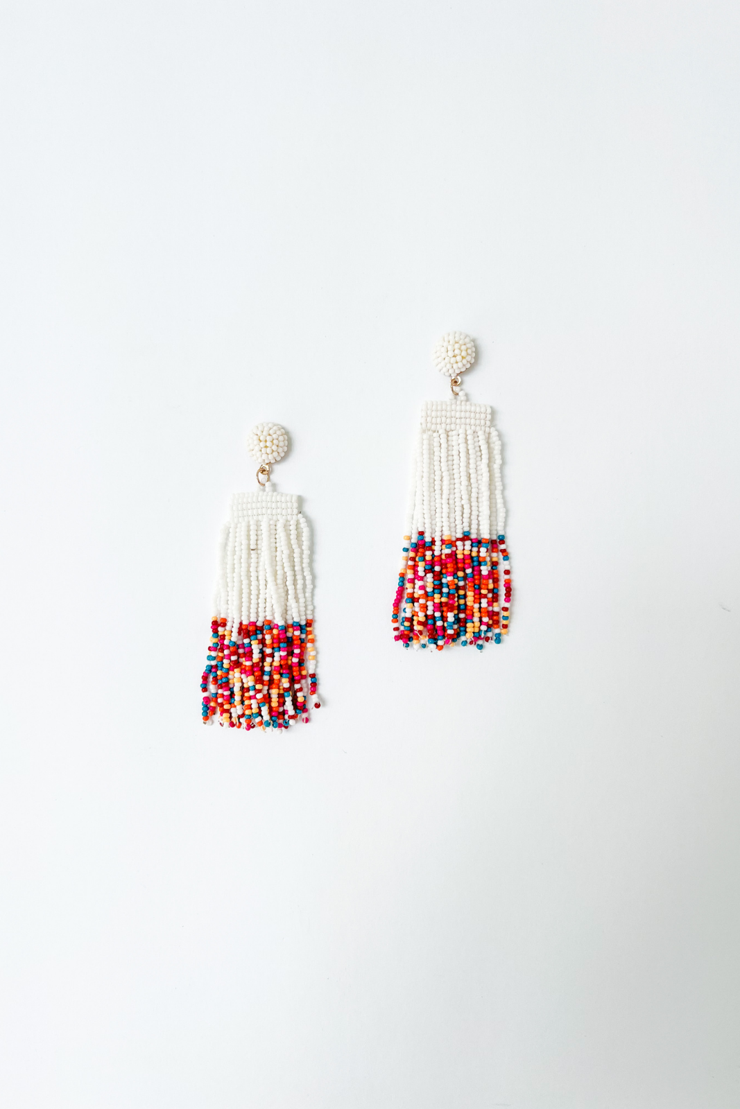 Aaliyah Seed Bead Fringe Earring