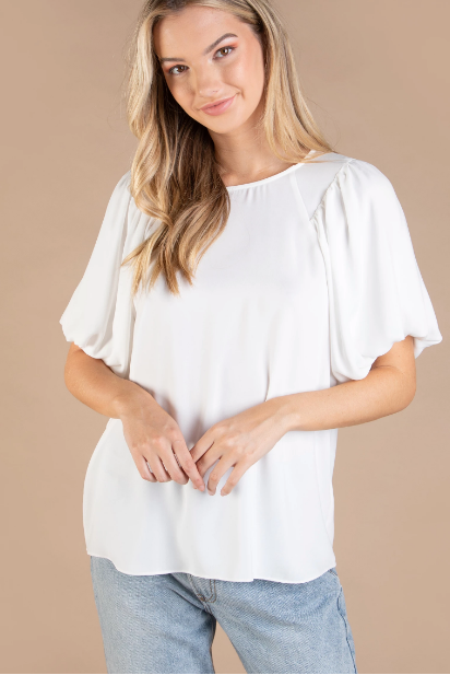 Perkins Puff Sleeve Blouse