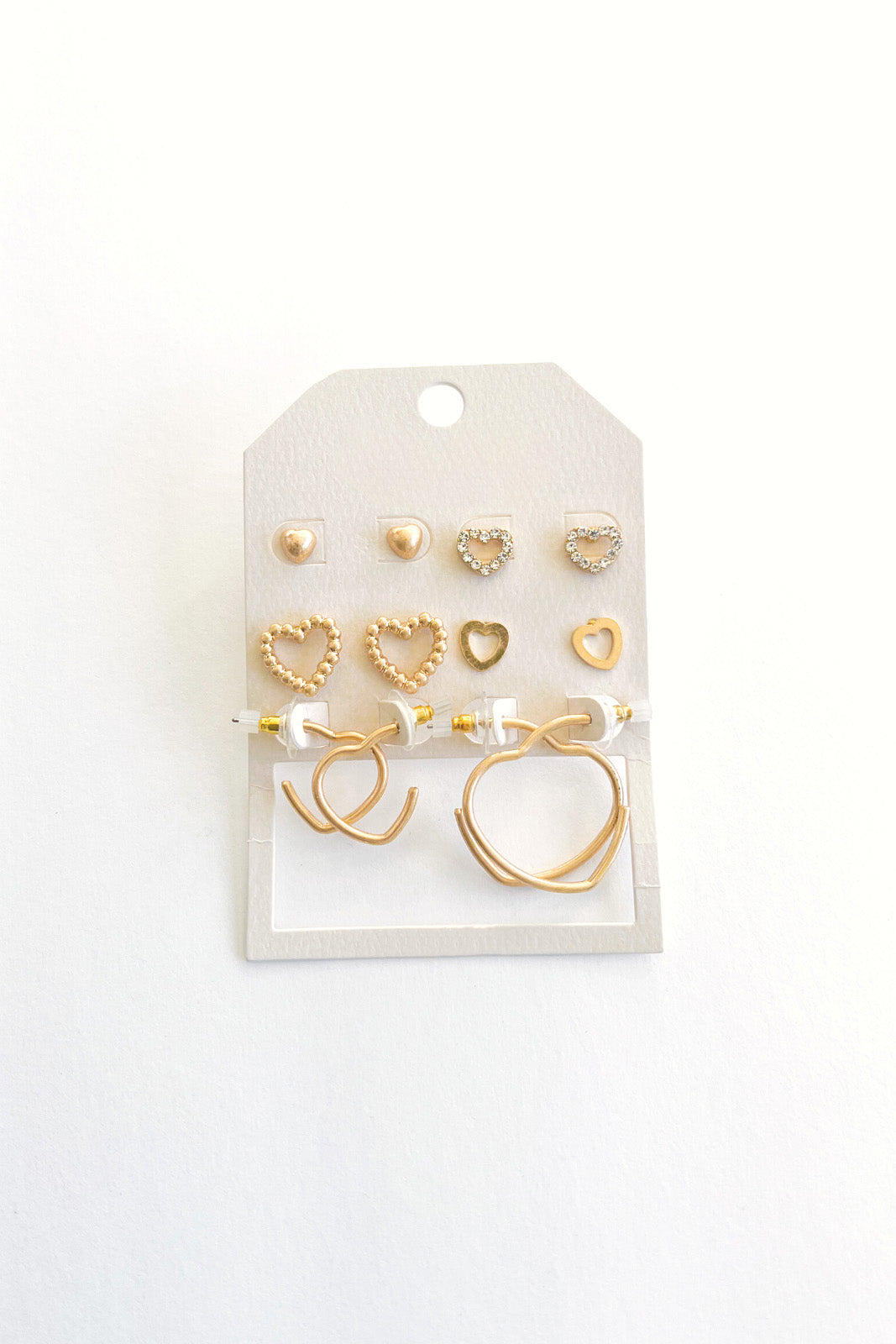 Camille Heart Earring Multi Set