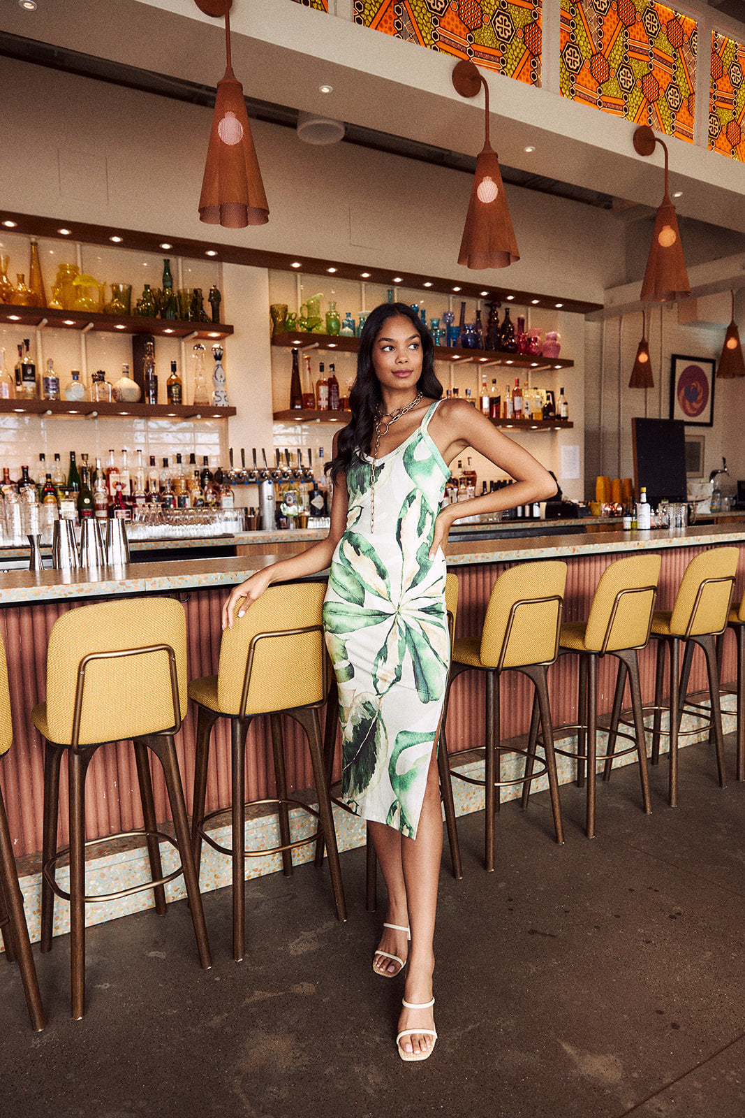 Monte Carlo Palm Dress