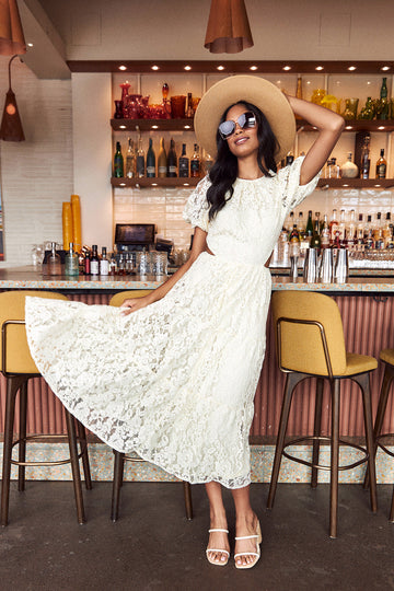 Montego Lace Midi Dress