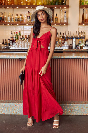 Saint Lucia Cut Out Maxi Dress