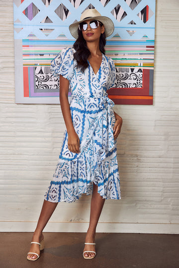 Santorini Wrap Dress