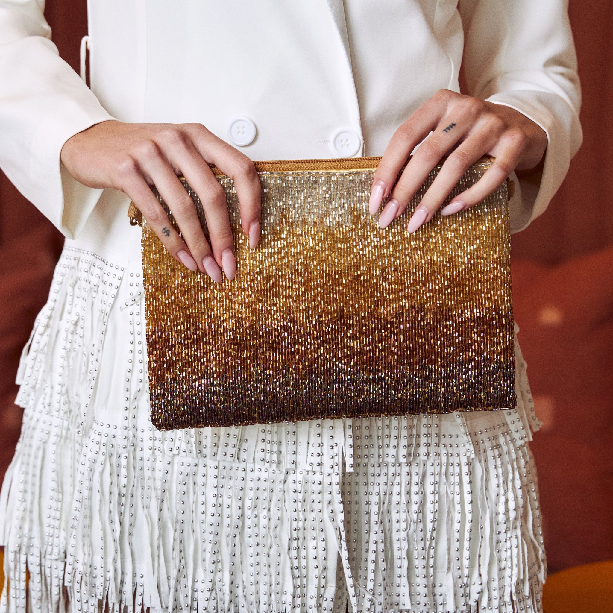 Seagrove Sequin Clutch