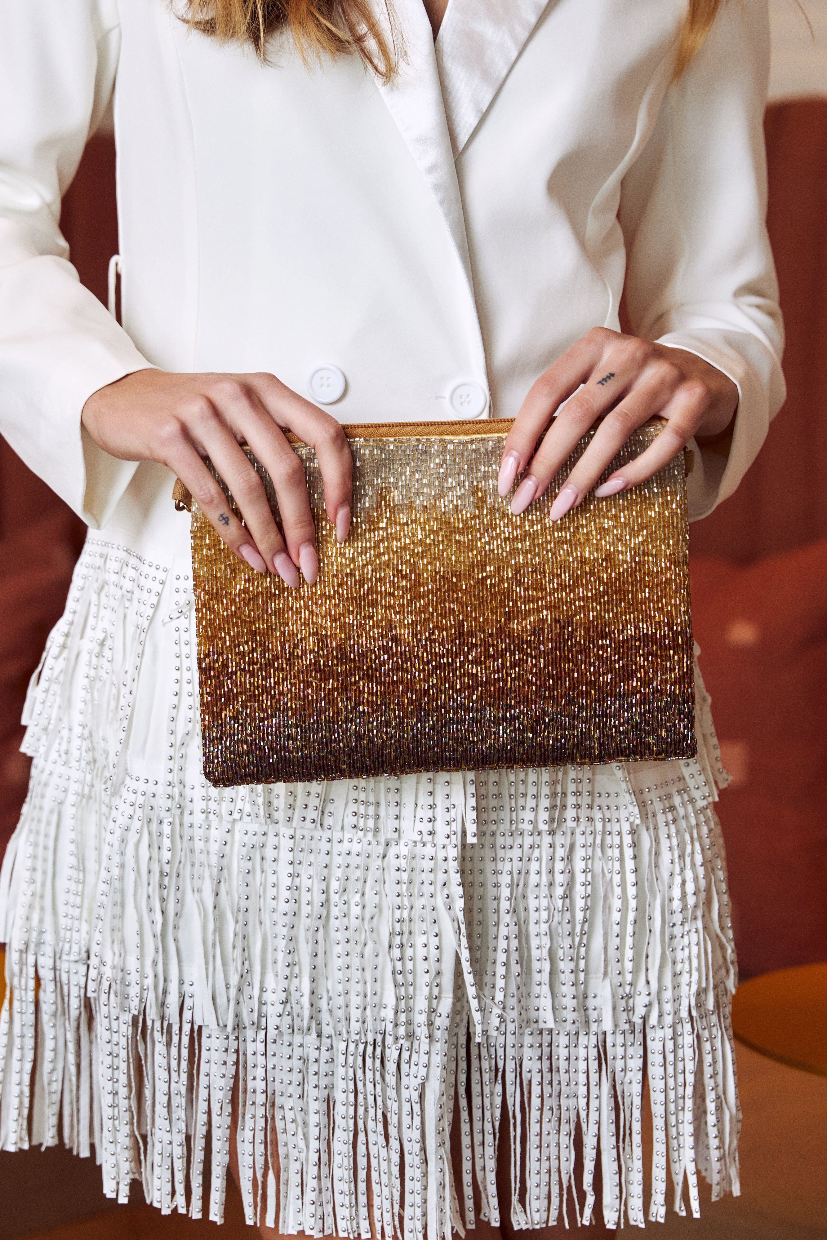 Seagrove Sequin Clutch