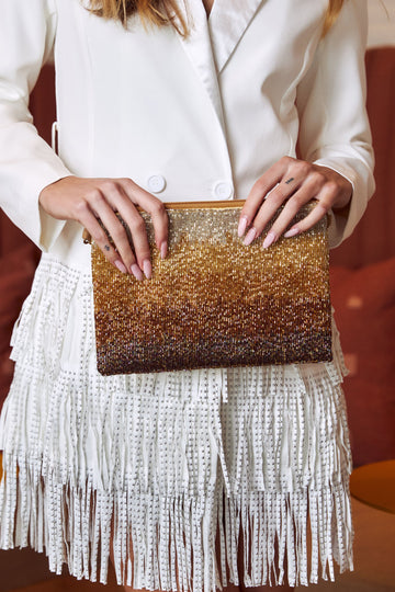 Seagrove Sequin Clutch