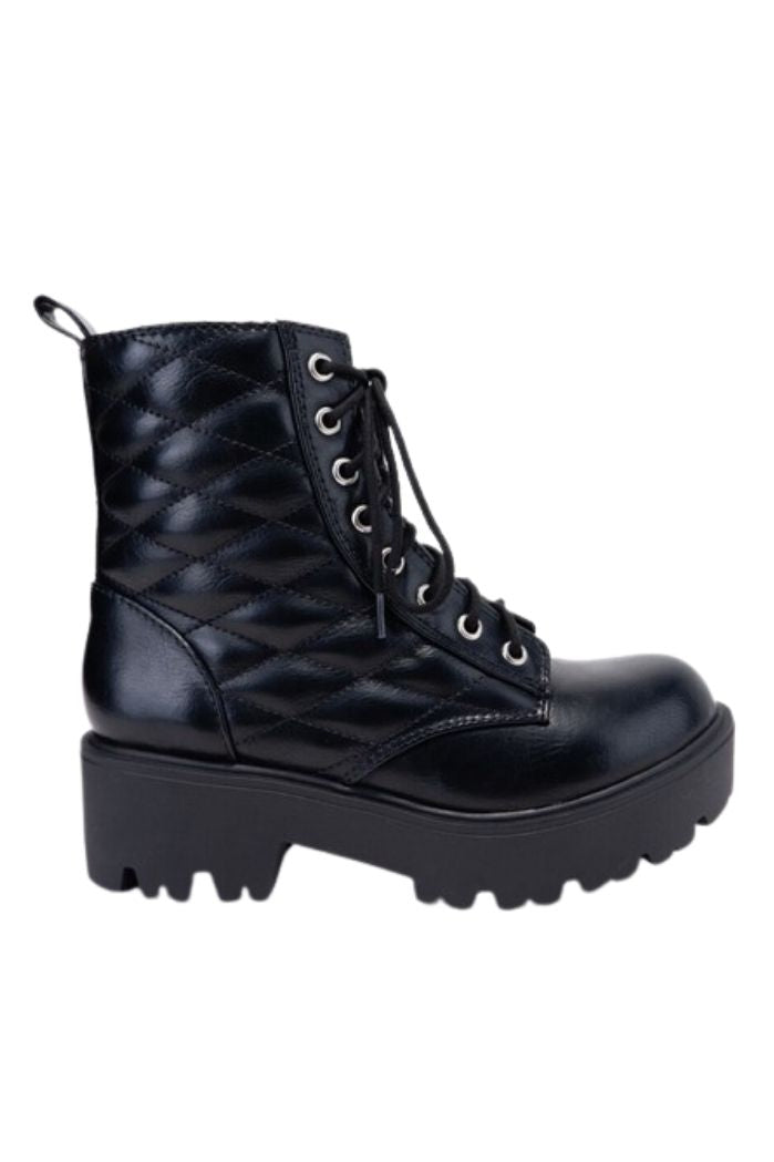 Dawson Quilted Combat Boot