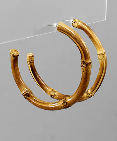 Lilah Bamboo Hoops
