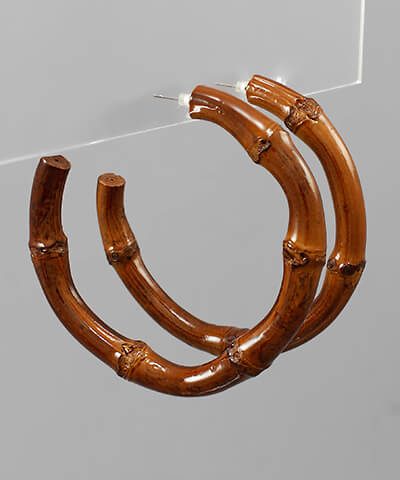 Lilah Bamboo Hoops