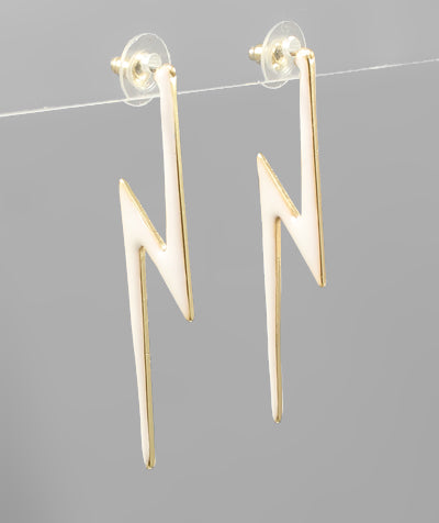 Riley Lightening Bolt Earring