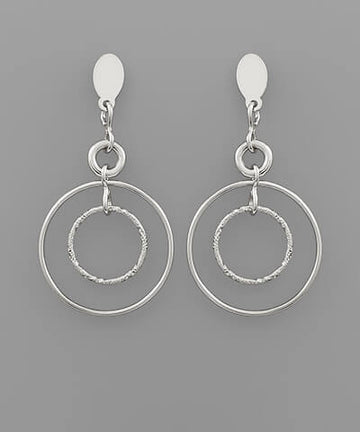 Ava Circle Earrings