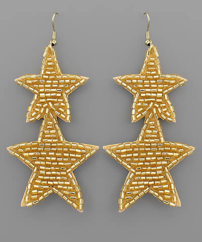 Sequin Star Earrings