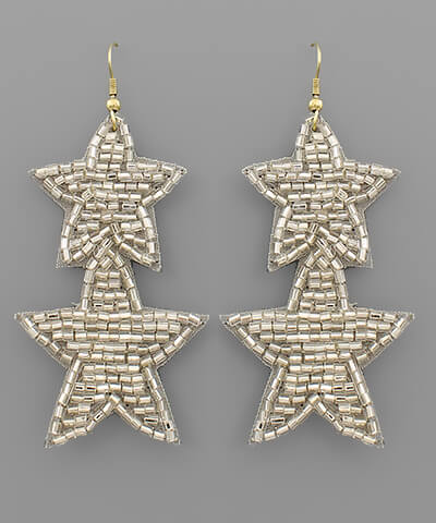 Sequin Star Earrings
