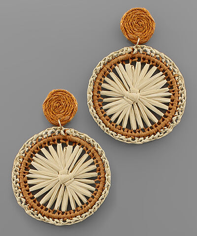 Willa Raffia Earrings