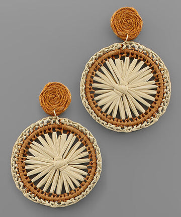 Willa Raffia Earrings