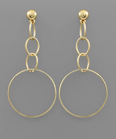Cora Circle Earrings