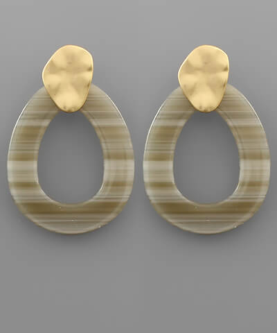 Acadia Acrylic Earring