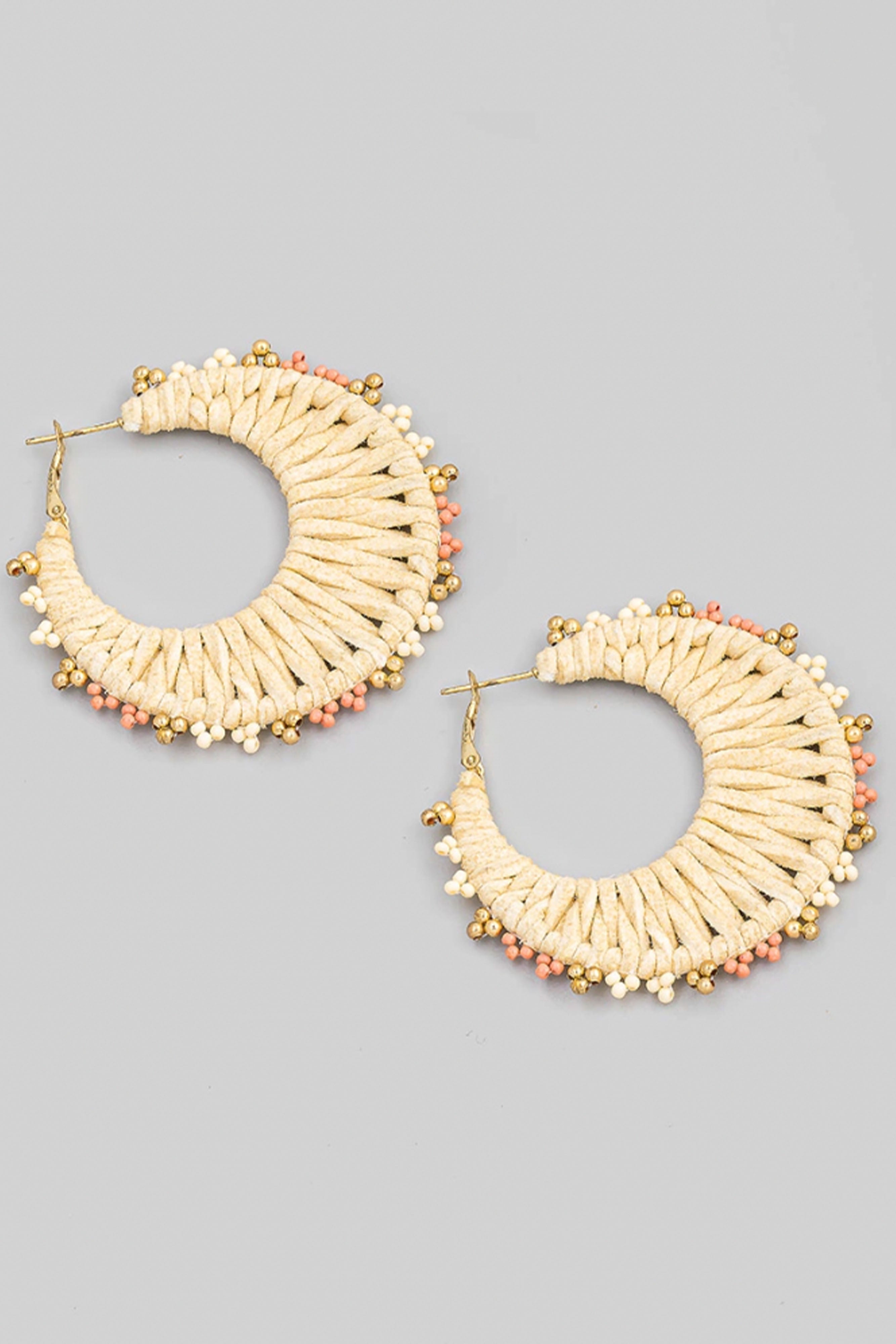 India Bead Detail Earring