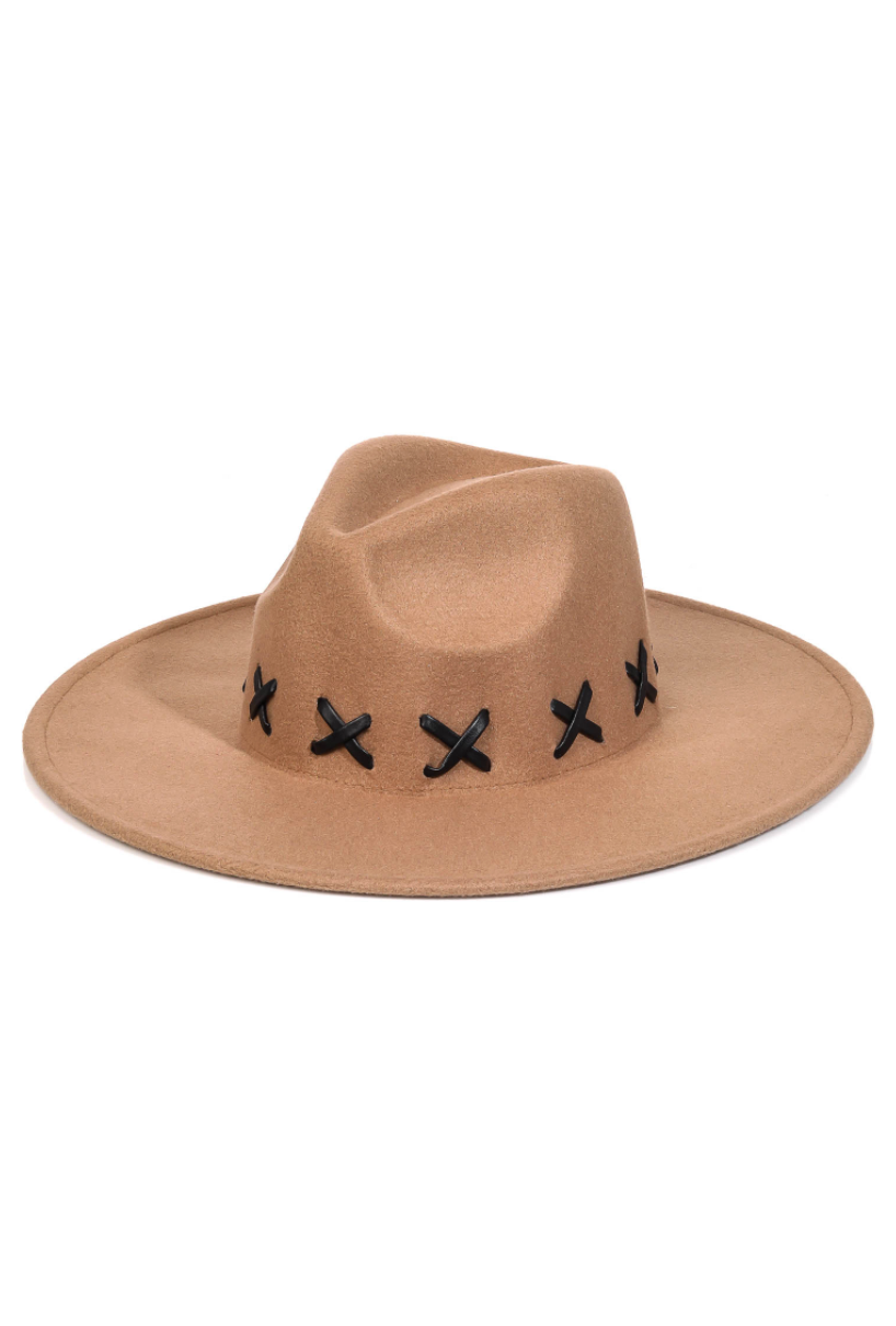 Alwin Criss Cross Detail Hat