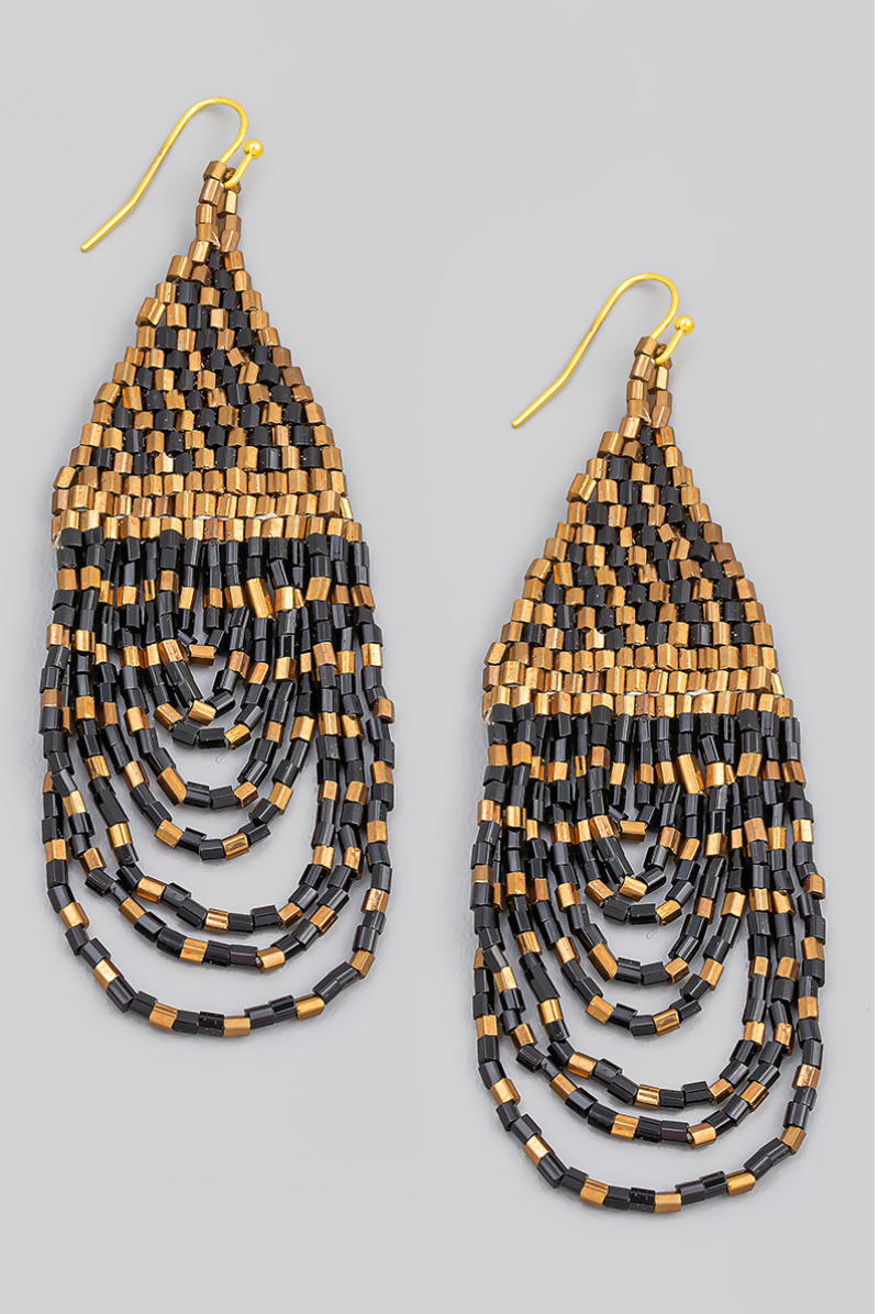 Dabria Beaded Drop Earrings