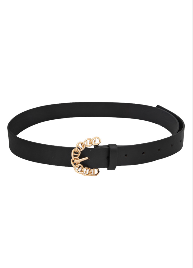 Dita Faux Leather Belt