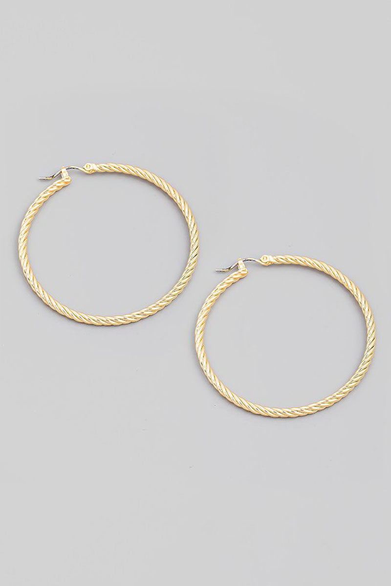 Domenica Braided Hoop Earrings
