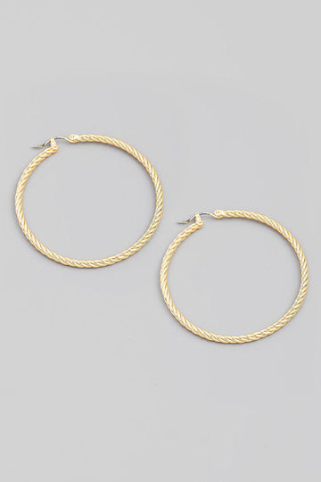Domenica Braided Hoop Earrings