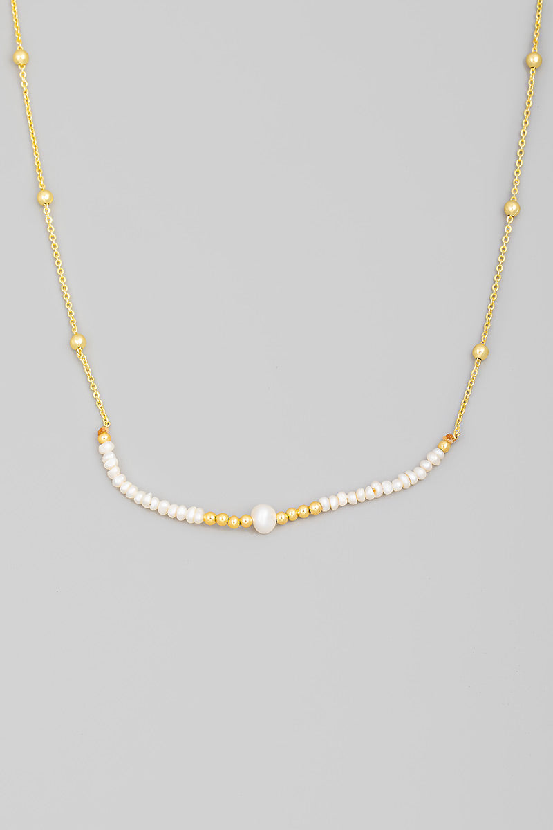 Florina Pearl Chain Necklace
