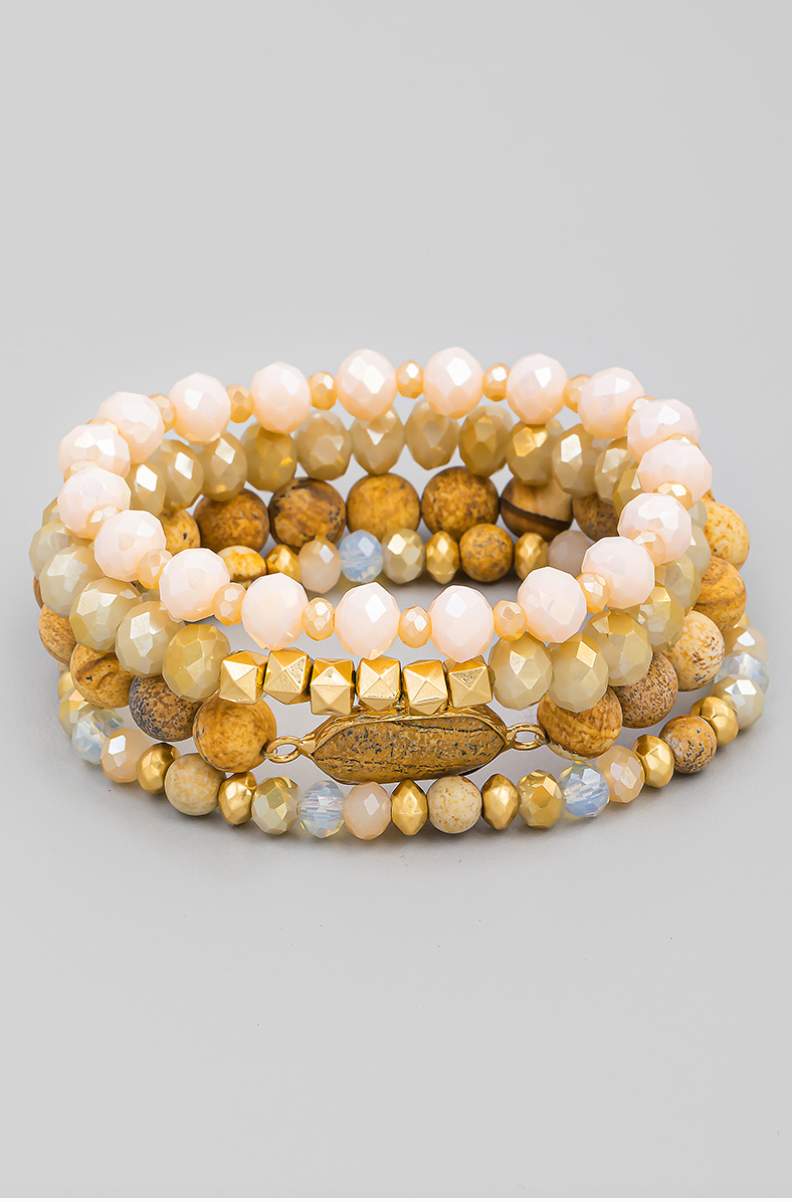 Giza Stone Bracelet Set