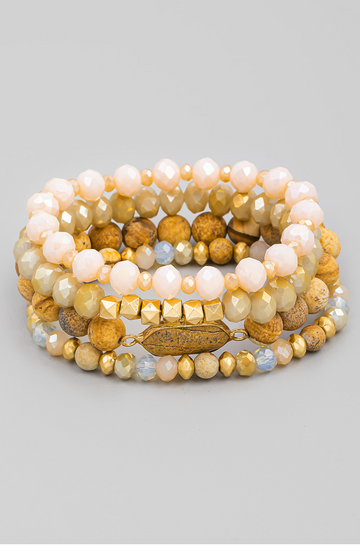 Giza Stone Bracelet Set