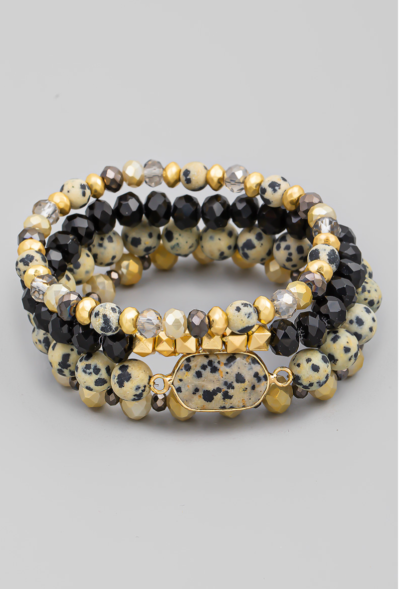 Giza Stone Bracelet Set