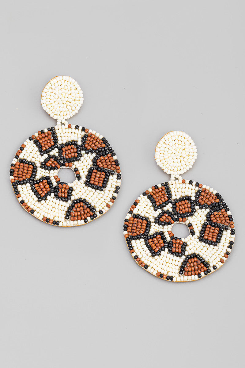 Jasalina Leopard Print Earrings