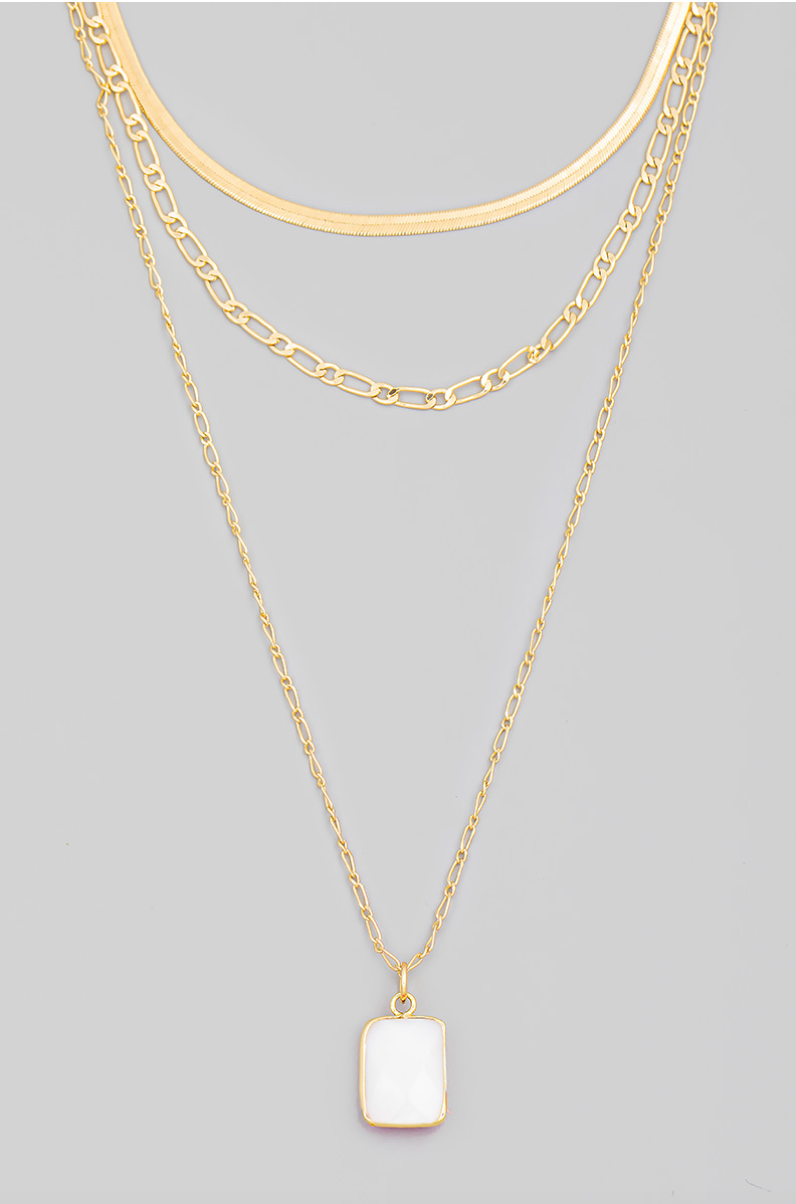 Kimbra Stone Layered Necklace