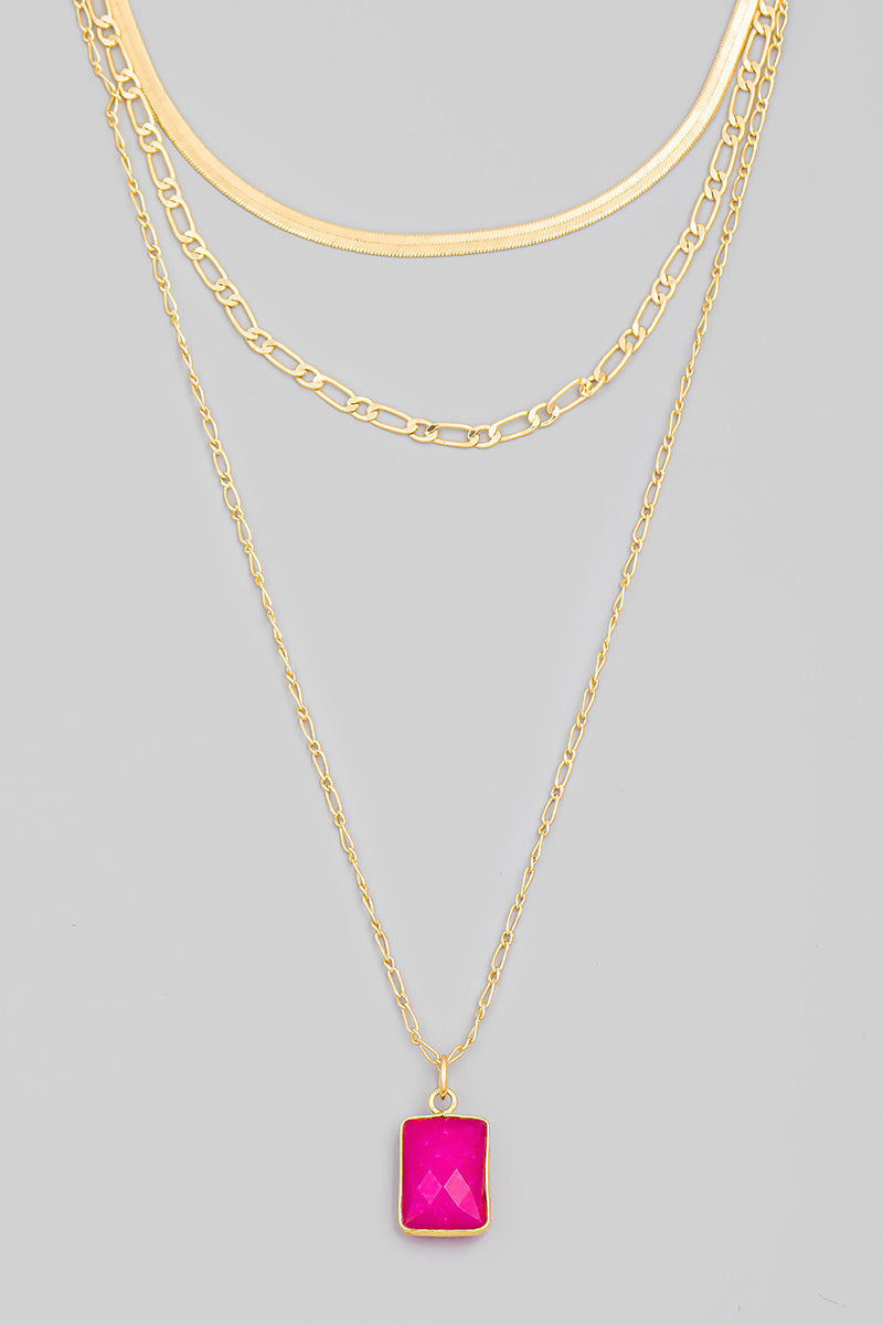 Kimbra Stone Layered Necklace