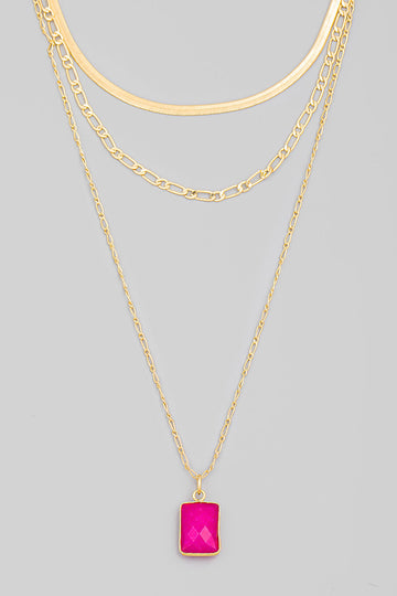 Kimbra Stone Layered Necklace