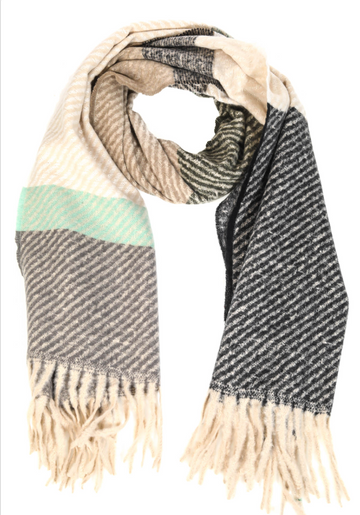 Kristina Striped Scarf