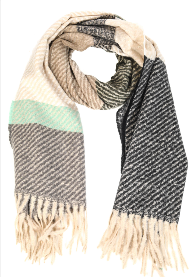 Kristina Striped Scarf