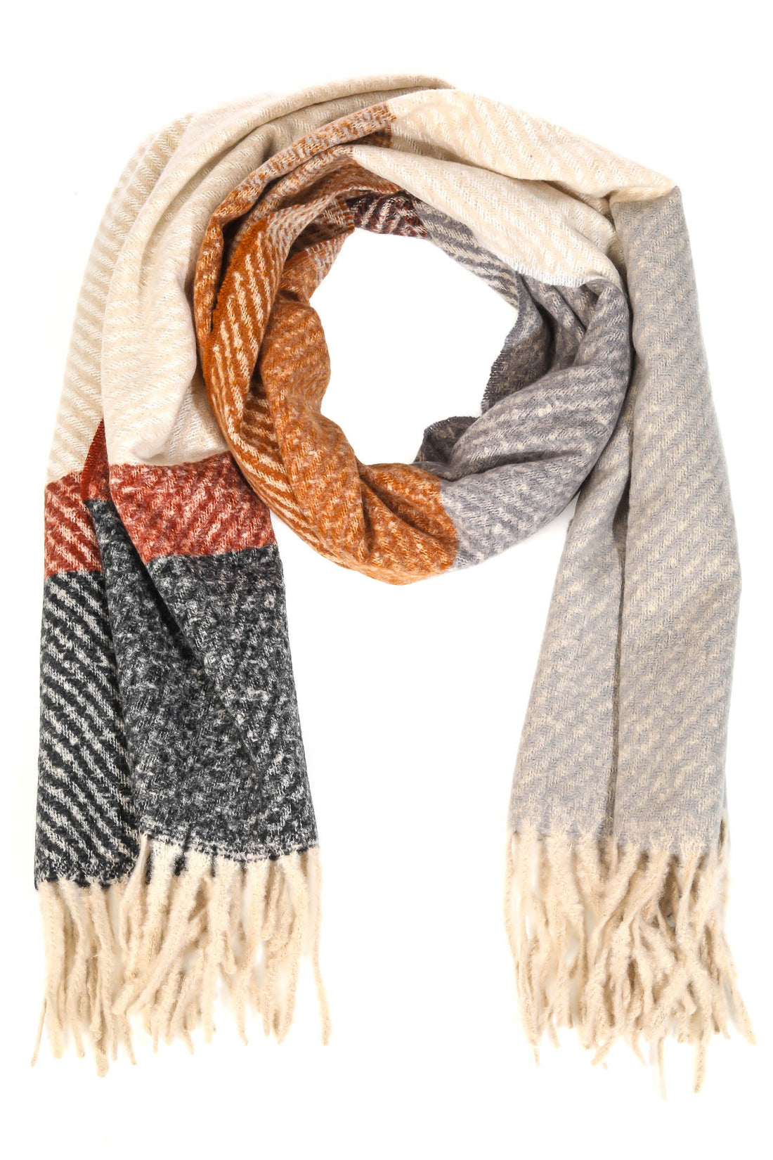 Kristina Striped Scarf