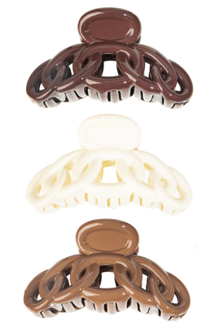 Lissie Chain Link Hair Claw Set