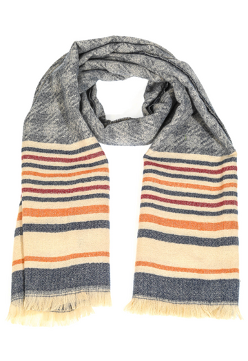 Maddelyn Striped Scarf