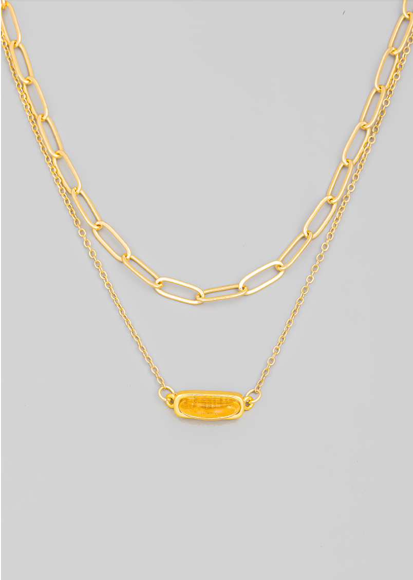 Maysen Stone Pendant Necklace
