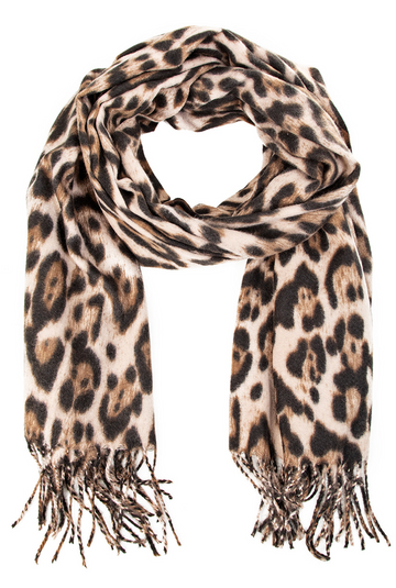 Micki Animal Print Scarf