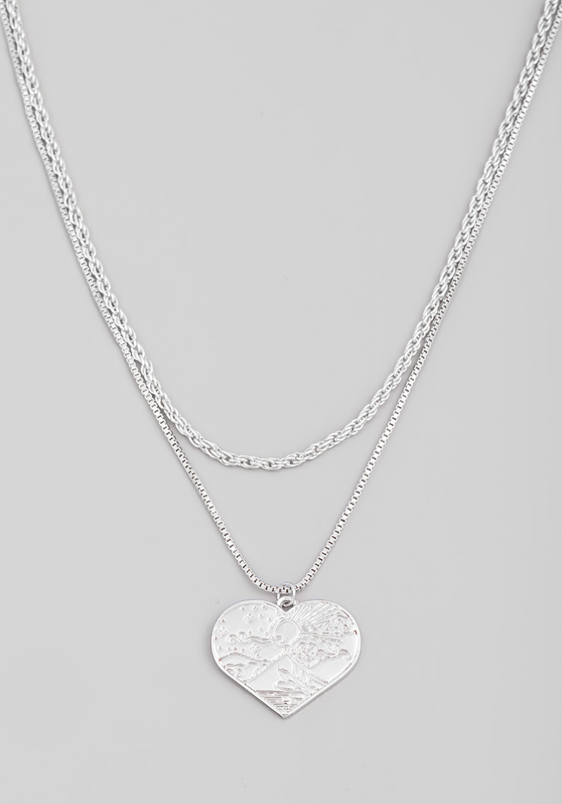 Missie Heart Chain Necklace