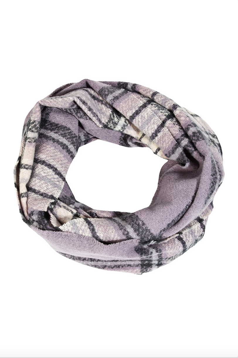Shoda Plaid Infinity Scarf