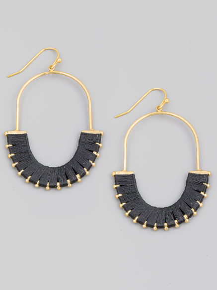 Yael Threaded Drop Earrings