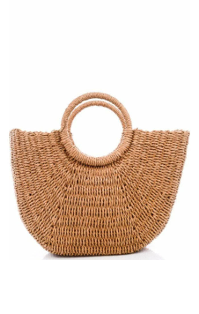 Jasper Straw Tote Bag